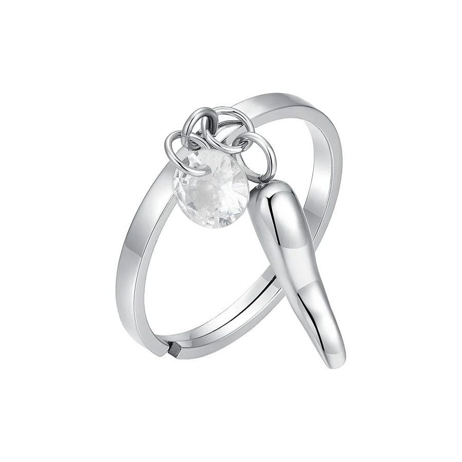 Anello donna corno Luca Barra ANK538