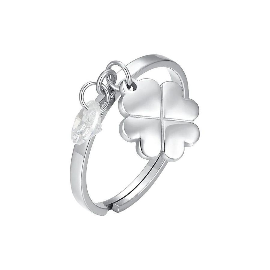 Anello donna quadrifoglio Luca Barra ANK536