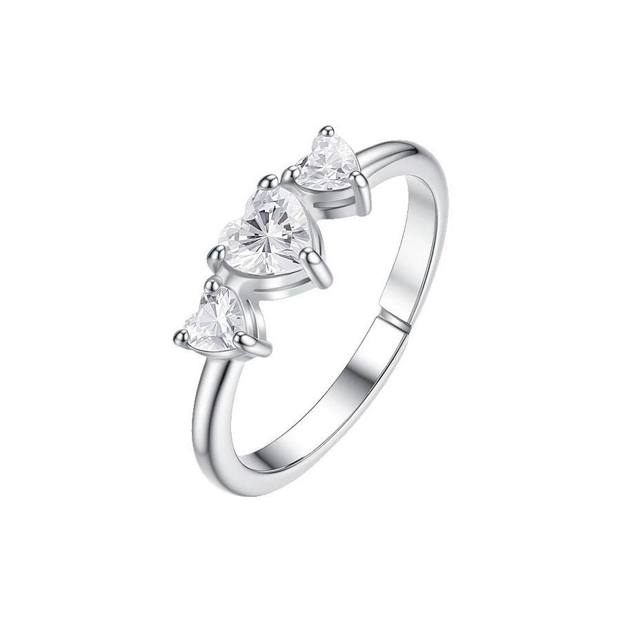 Anello donna tre cuori Luca Barra ANK670 M