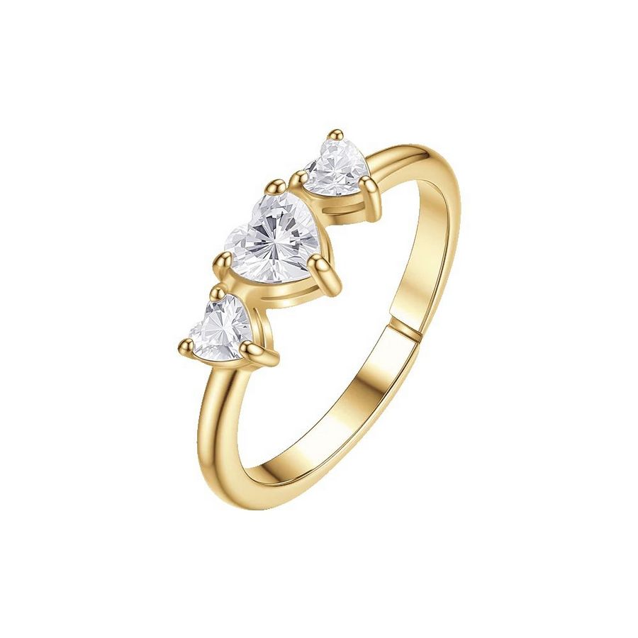 Anello donna tre cuori Luca Barra ANK672 M
