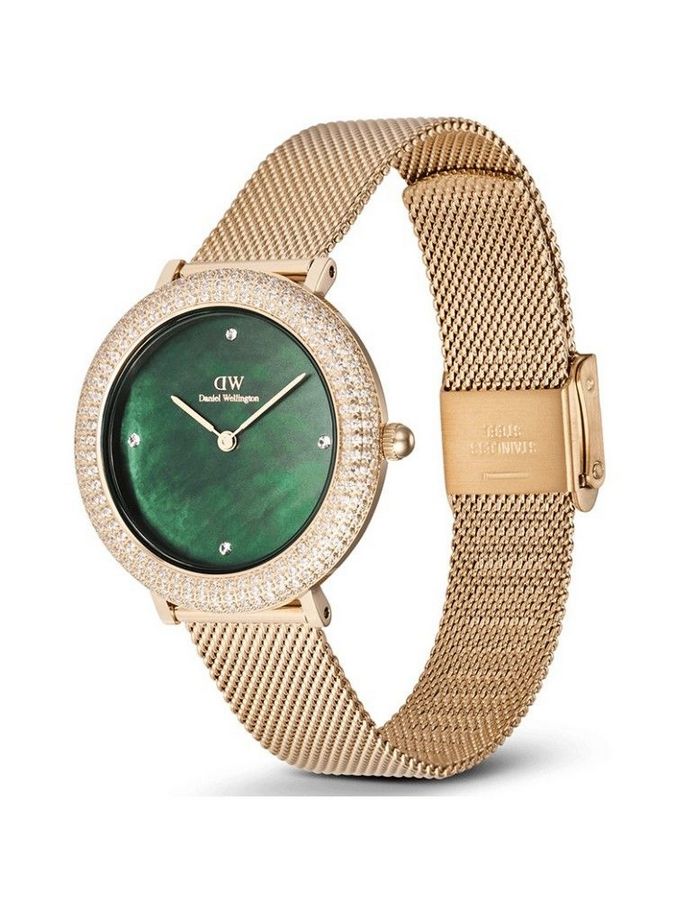 Orologio Daniel Wellington da Donna Crystalline Bezel Evergold Green Gold DW00100824