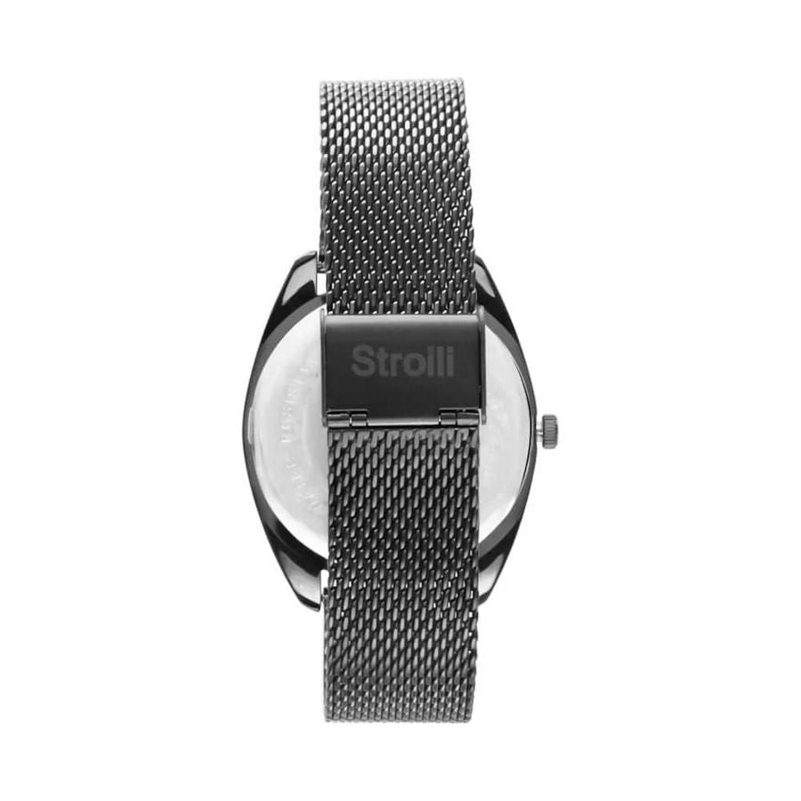 Stroili Orologio Acciaio Antracite Solo Tempo Uomo Monaco 1663583