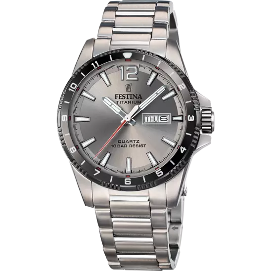 OROLOGIO FESTINA F20698/1 GRIGIO CINGHIA TITANIO, UOMO