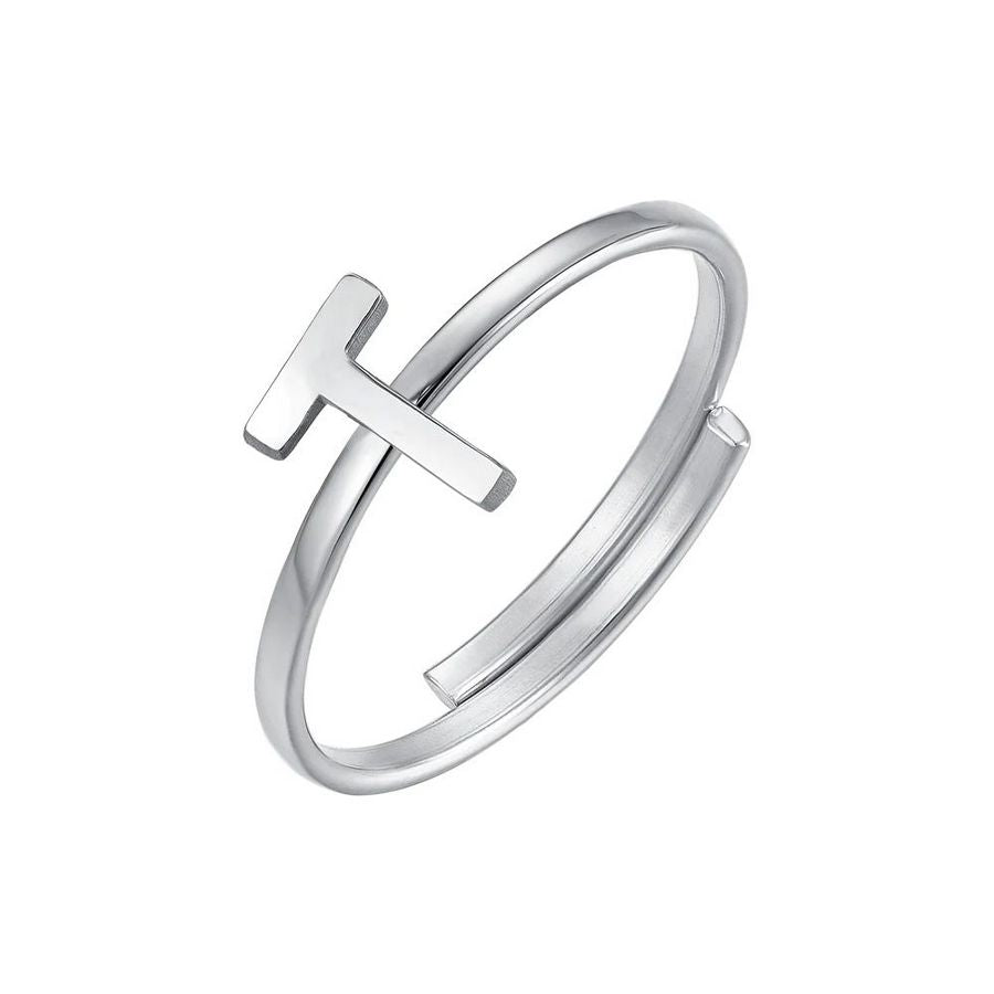 Anello donna lettera T Luca Barra ANK239