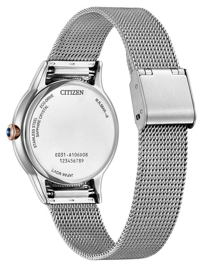 Citizen EM1156-80X Orologio Donna Citizen L Eco-Drive 32,5mm 5ATM