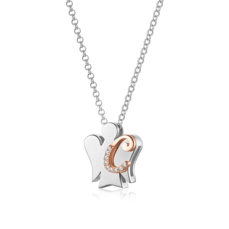 Collana donna lettera C Roberto Giannotti