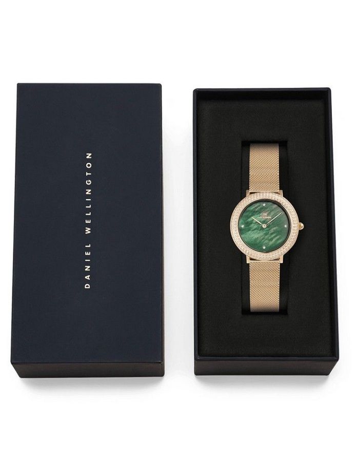 Orologio Daniel Wellington da Donna Crystalline Bezel Evergold Green Gold DW00100824