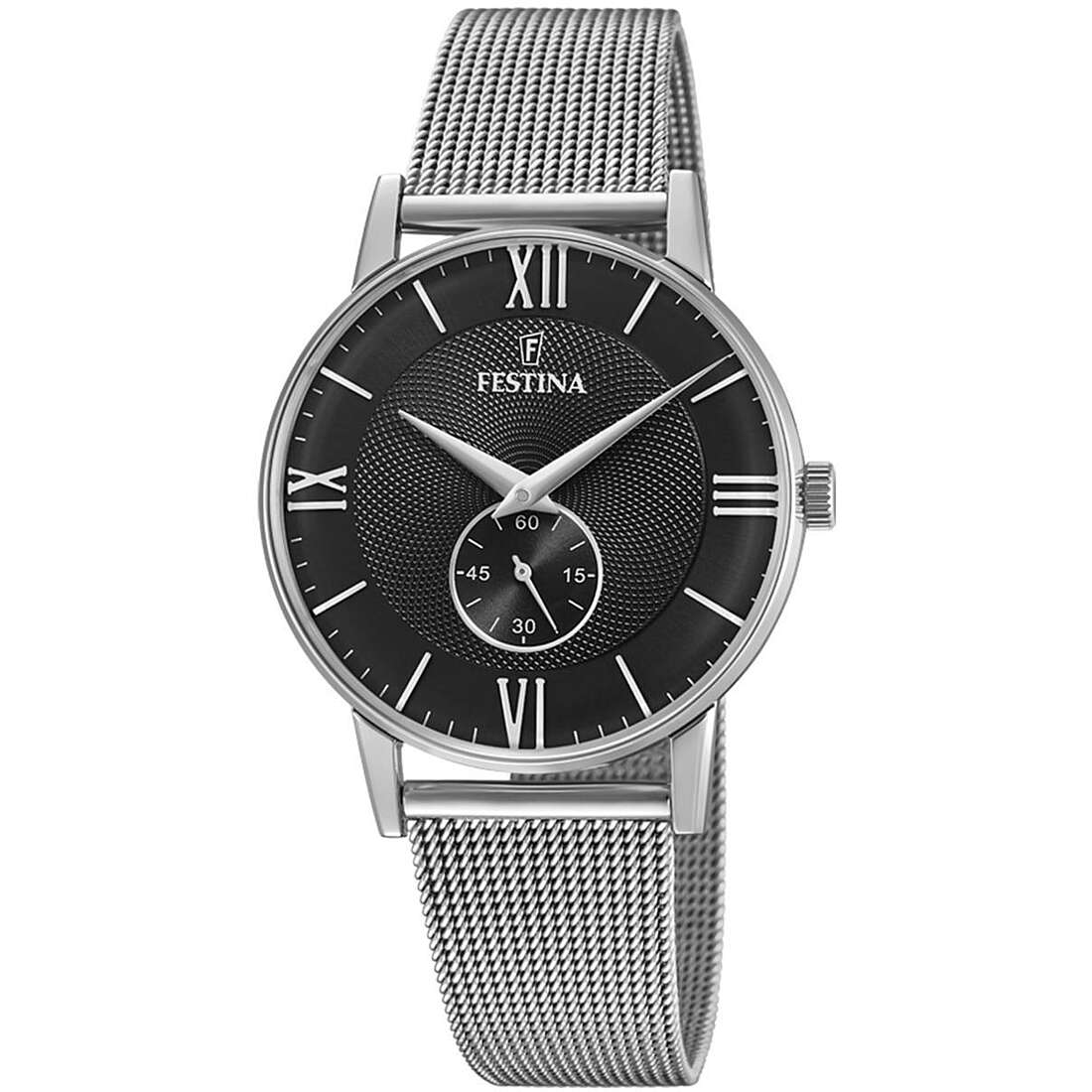 orologio solo tempo uomo Festina Acero Classico Codice: F20568/4