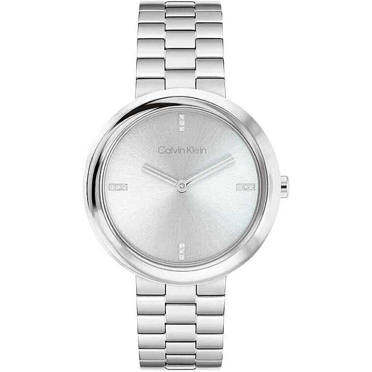 orologio solo tempo donna Calvin Klein Twisted Bezel - 25100093